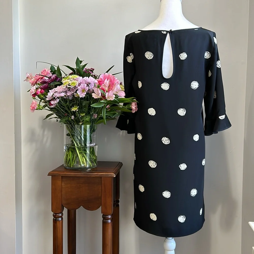 Kate Spade 100% Silk Navy Shift Dress